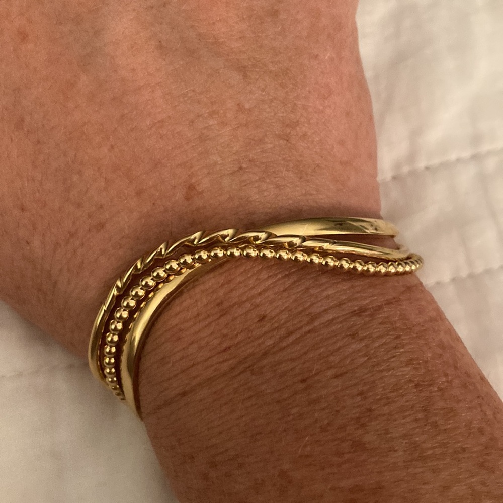 VINTAGE GOLD CUFF BRACELET